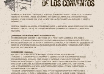 YA PUEDES APOYAR A LA ASOCIACIÓN DE AMIGOS DE LOS CONVENTOS DE LA PROVINCIA