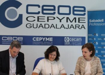 CEOE-CEPYME Guadalajara y Banco Sabadell refuerzan su colaboración para impulsar la competitividad de las empresas de la provincia