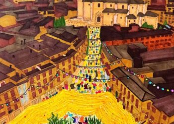 Laura Carrilero Moreno pone imagen al Libro de las Fiestas 2026 con su obra ‘El corazón de la fiesta’