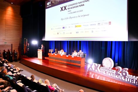 Hoy, en Vigo, en la inauguración del XX Congreso Nacional de Acuicultura Hoy, en Vigo, en la inauguración del XX Congreso Nacional de Acuicultura