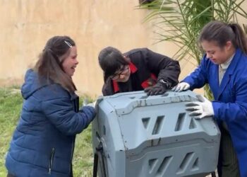 Del huerto al plato y del plato al huerto: así funciona la iniciativa de economía circular del CEE Cruz de Mayo dentro de los proyectos de Agenda 2030 de la Diputación