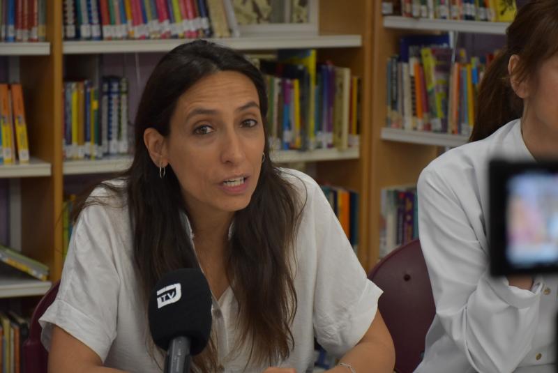 Analía García en la presentación