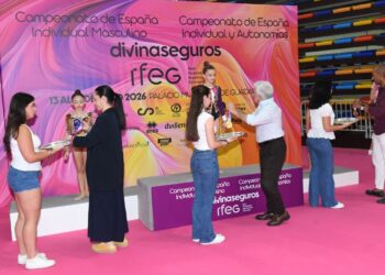 Guadalajara ha sido escenario del máximo nivel competitivo en la gimnasia rítmica española
