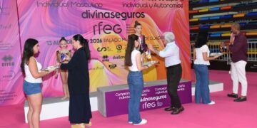 Guadalajara ha sido escenario del máximo nivel competitivo en la gimnasia rítmica española