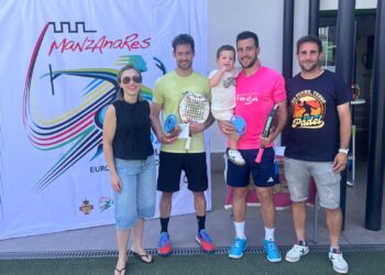 Luis del Moral y Carlos Puche, pareja ‘de oro’ del torneo de pádel ‘Manzanares Villa Europea del Deporte 2026’