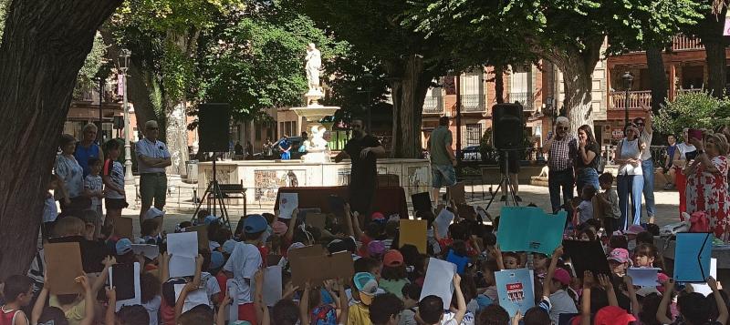 Durante la actividad del Cuentacuentos