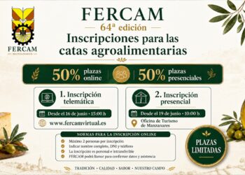 Fercam 2026 establece doble modalidad de inscripción para las catas agroalimentarias
