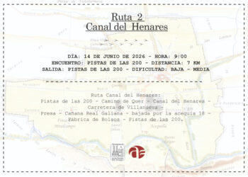Este domingo, ruta por el Canal del Henares a cargo de la asociación Azuqueca en la Senda del Tiempo
