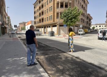 Las obras de Reyes Católicos entran en su recta final con el inicio del asfaltado de las dos primeras fases